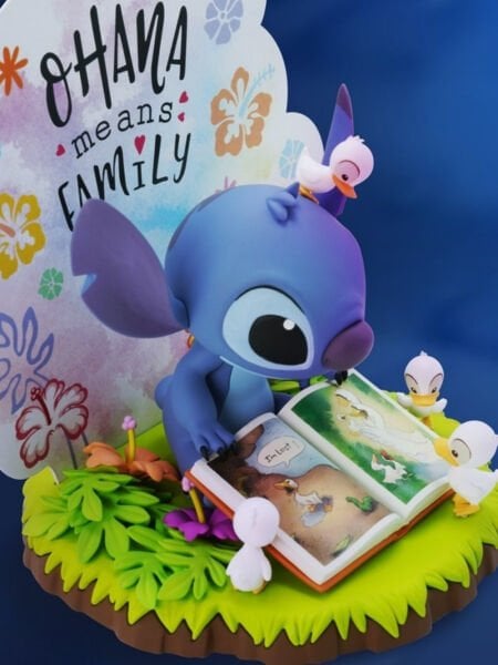 Lilo and Stitch - Stitch Ohana Figür, Super Figure Collection Mini Scene Series