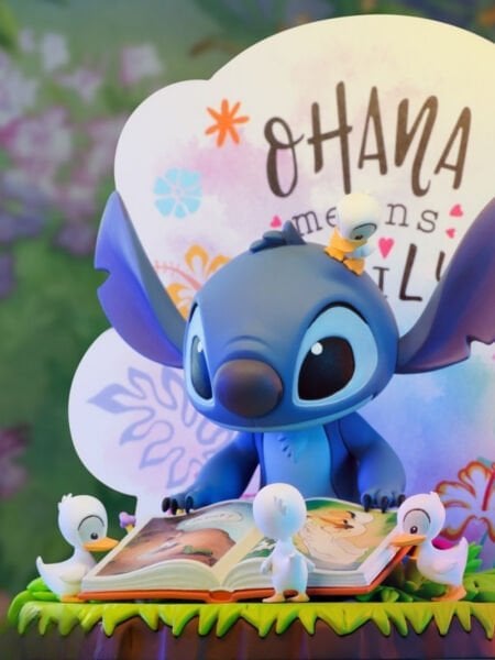 Lilo and Stitch - Stitch Ohana Figür, Super Figure Collection Mini Scene Series