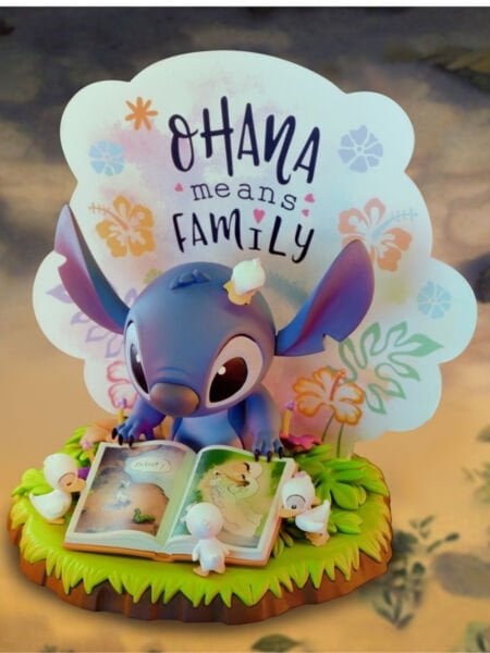 Lilo and Stitch - Stitch Ohana Figür, Super Figure Collection Mini Scene Series