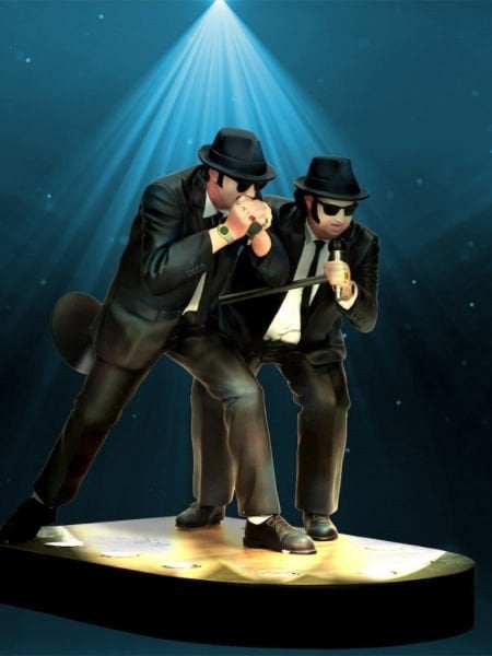 Blues Brothers - Jake and Elwood Blues Singing 1/10 Scale Heykel