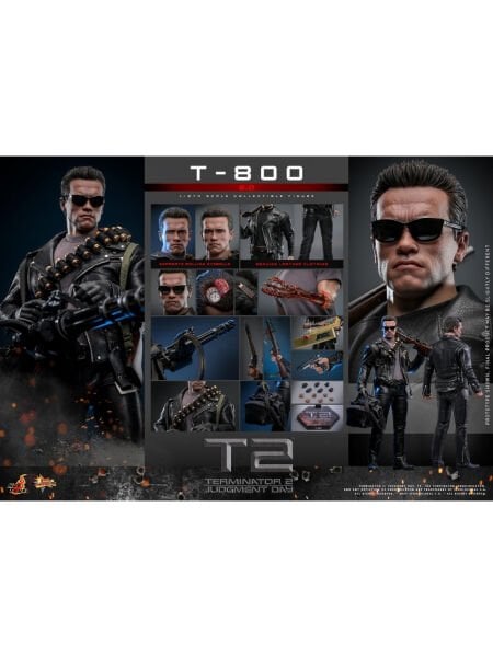 Terminator 2 : Judgment Day - T-800 (2.0) 1/6 Scale Koleksiyon Figürü