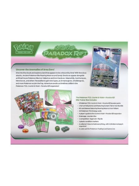 Pokemon TCG: Scarlet & Violet - Paradox Rift Elite Trainer Box (Iron Valiant)