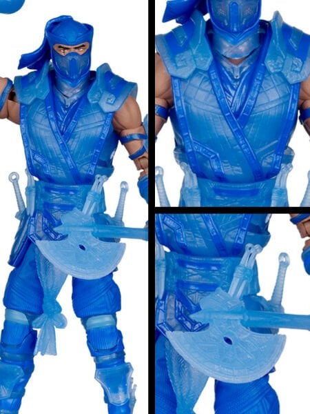 Mortal Kombat II - Sub-Zero (Glow in the Dark Edition) Gold Label Aksiyon Figürü