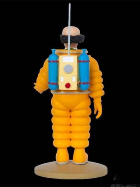 Tintin - Tournesol (Calculus) Cosmonaut Resin Figür