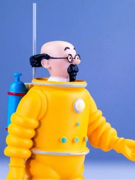 Tintin - Tournesol (Calculus) Cosmonaut Resin Figür