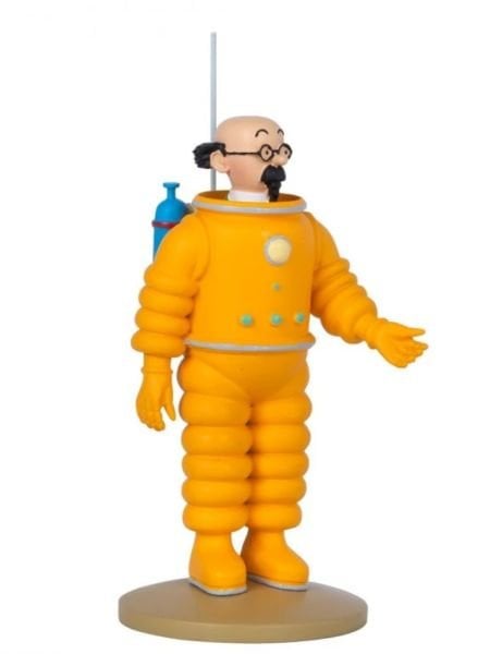 Tintin - Tournesol (Calculus) Cosmonaut Resin Figür