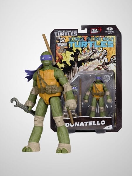 Teenage Mutant Ninja Turtles - Donatello Page Punchers Aksiyon Figürü, Özel Çizgi Roman Dahil