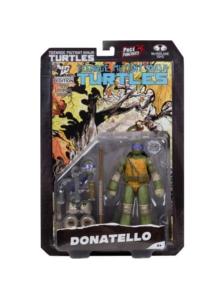 Teenage Mutant Ninja Turtles - Donatello Page Punchers Aksiyon Figürü, Özel Çizgi Roman Dahil