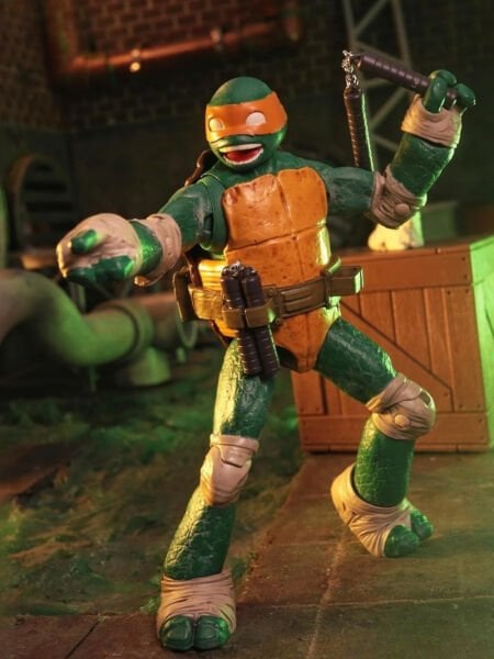 Teenage Mutant Ninja Turtles - Michelangelo Page Punchers Aksiyon Figürü, Özel Çizgi Roman Dahil