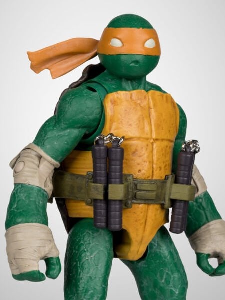 Teenage Mutant Ninja Turtles - Michelangelo Page Punchers Aksiyon Figürü, Özel Çizgi Roman Dahil