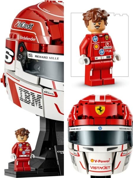 LEGO® Editions Scuderia Ferrari HP Charles Leclerc Kaskı (886 Parça)