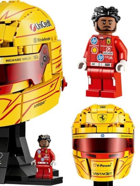 LEGO® Editions Scuderia Ferrari HP Lewis Hamilton Kaskı (884 Parça)