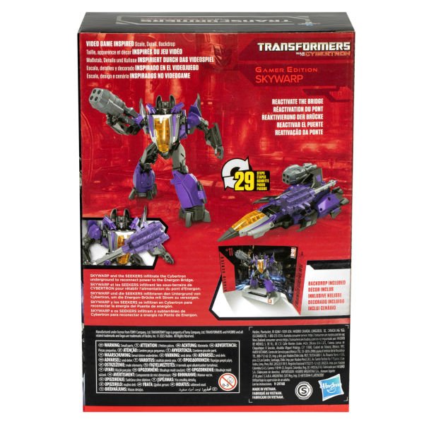 【3点セット】トランスフォーマー War for Cybertron Transformers Studio Series Gamer Edition 11 Voyager Class Skywarp