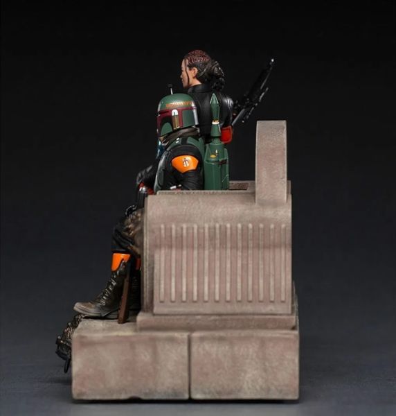Star Wars: The Mandalorian - Boba Fett and Fennec Shand on Throne