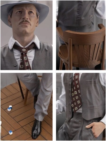 Paul Newman Old & Rare Exclusive Version 1/6 Scale Limited Edition Heykel