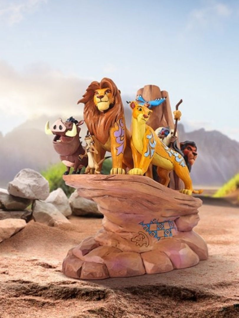 Disney Traditions Lion King - Pride Rock Carved In Stone Heykel