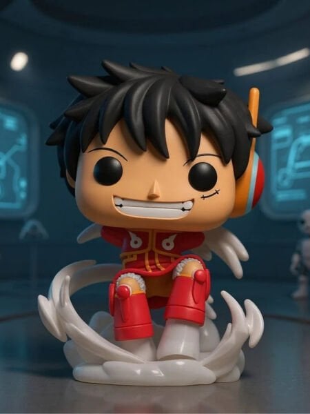 One Piece S12 - Monkey D. Luffy (Egg) Pop Plus! Animation Figür #2138