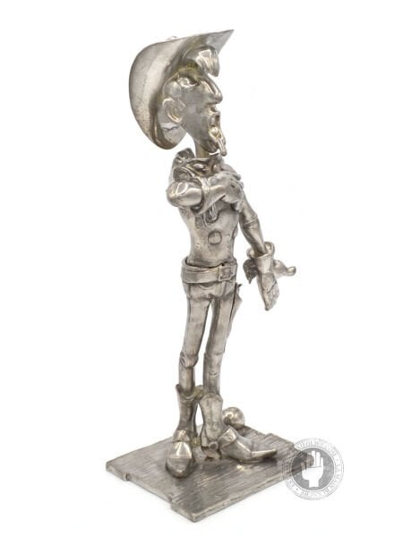 Lucky Luke (Red Kit) - Lucky Luke Le cavalier blanc Limited Edition Bronz Koleksiyon Figürü