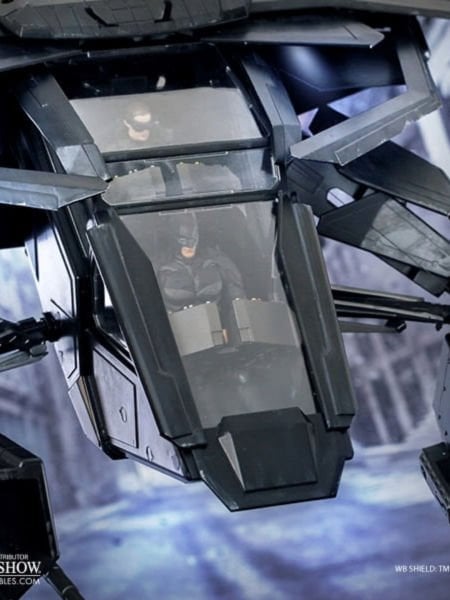 Batman: The Dark Knight Rises - The Bat Deluxe (With Batman, Selina Kyle and Fusion Reactor) 1/12 Scale Koleksiyon Figür Seti