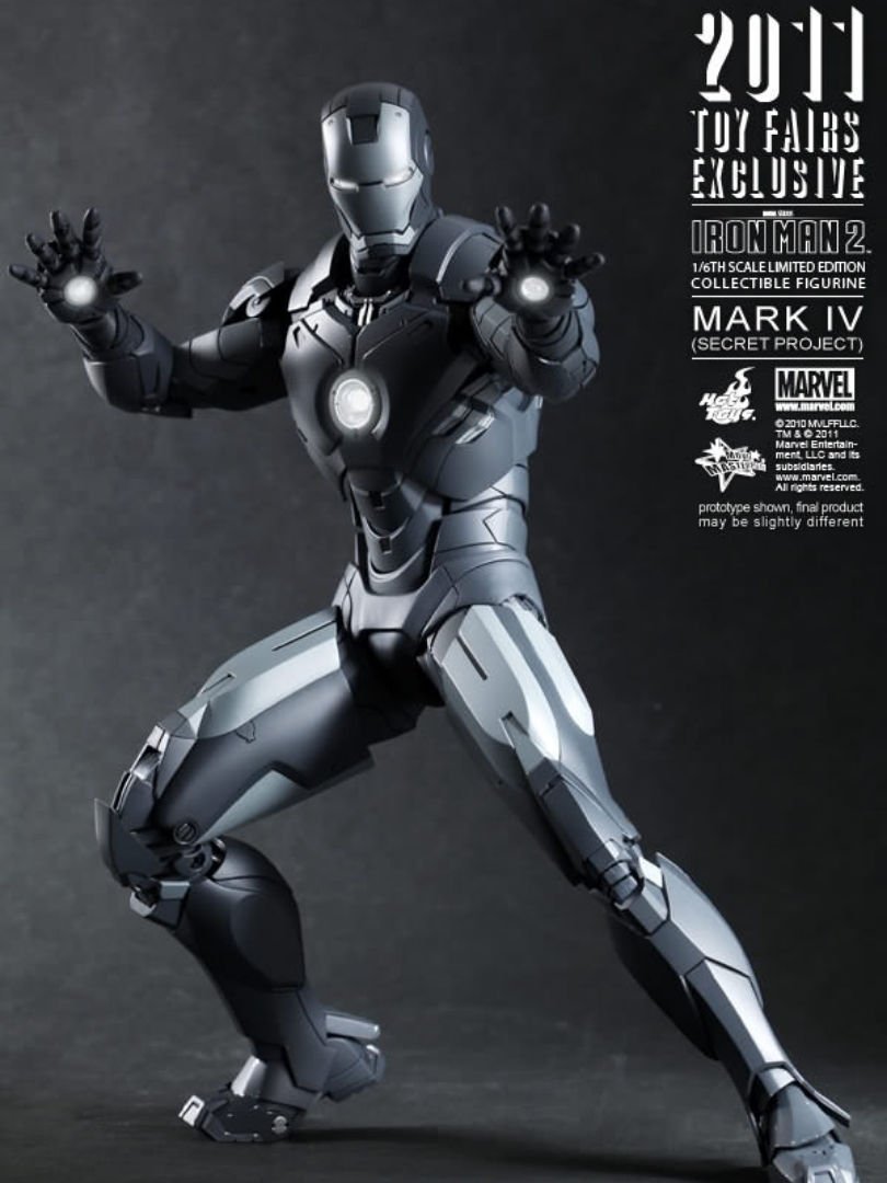 Hot Toys Iron Man 2 Mark IV フィギュア Iron Man 2 - Iron Man Mark IV (Secret Project) 1/6 Scale Limited