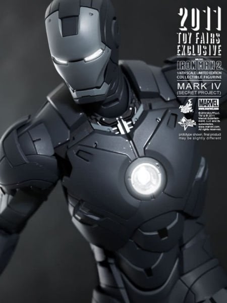 Iron Man 2 - Iron Man Mark IV (Secret Project) 1/6 Scale Limited Edition Koleksiyon Figürü