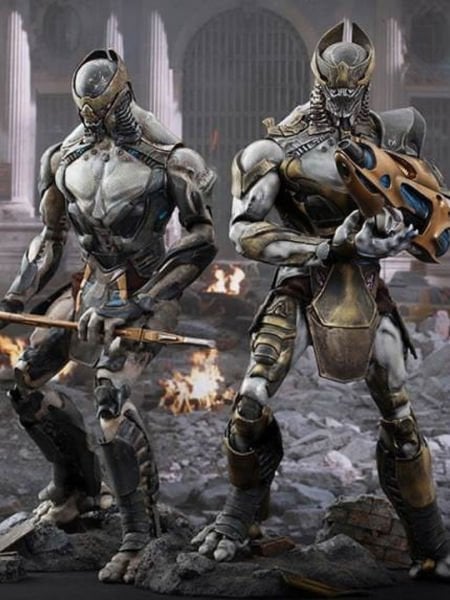 The Avengers - Chitauri Commander and Footsoldier 1/6 Scale Koleksiyon Figür Seti