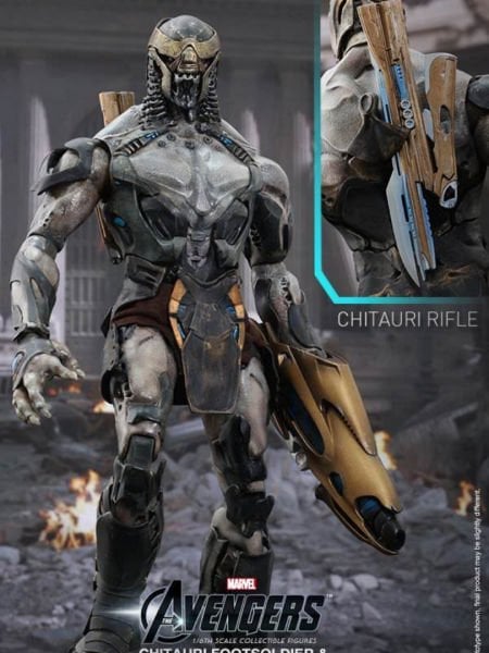 The Avengers - Chitauri Commander and Footsoldier 1/6 Scale Koleksiyon Figür Seti