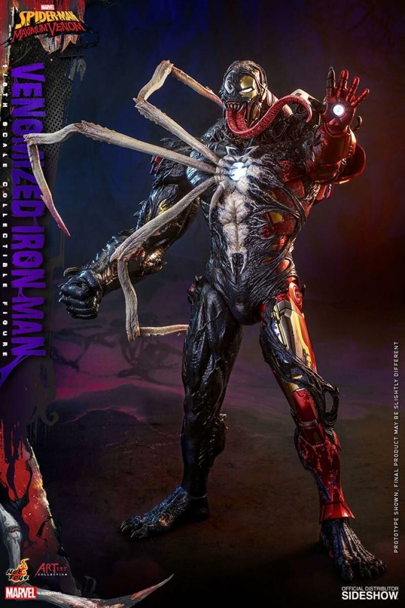Spider-Man: Maximum Venom - Venomized Iron Man 1/6 Scale Koleksiyon Figürü