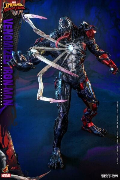 Spider-Man: Maximum Venom - Venomized Iron Man 1/6 Scale Koleksiyon Figürü