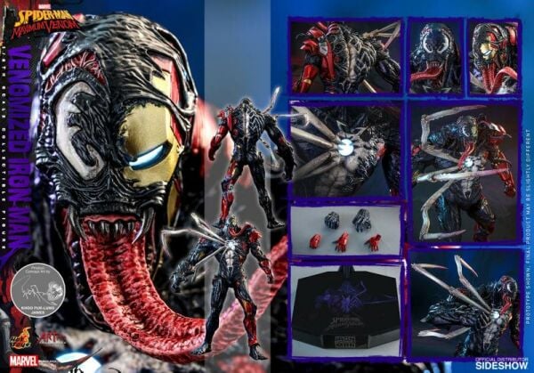 Spider-Man: Maximum Venom - Venomized Iron Man 1/6 Scale Koleksiyon Figürü