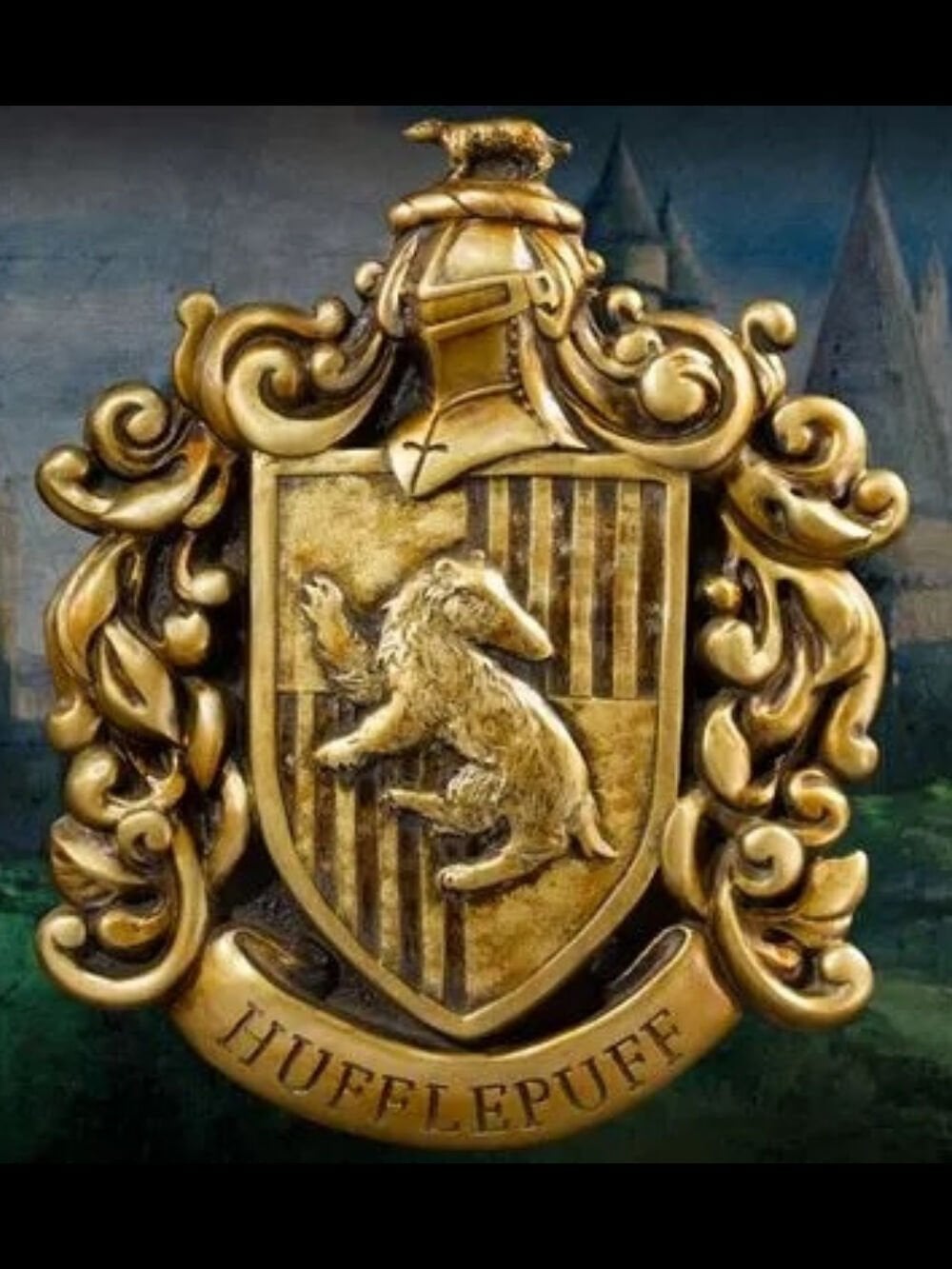Harry Potter - Hufflepuff Armalı Duvar Dekoru (Hufflepuff Crest Wall Art)