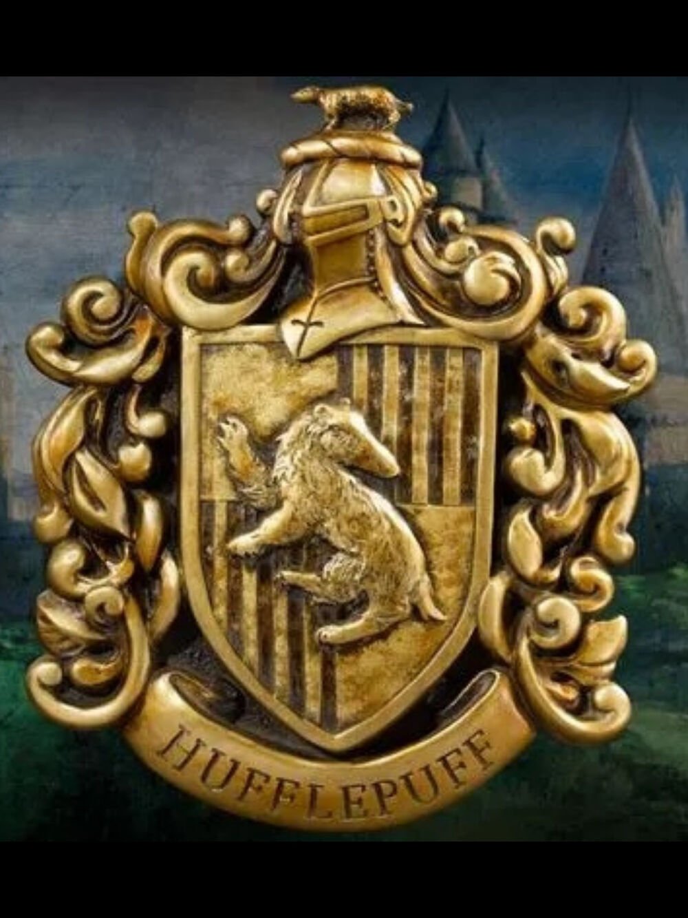 Harry Potter - Hufflepuff Armalı Duvar Dekoru (Hufflepuff Crest Wall Art)