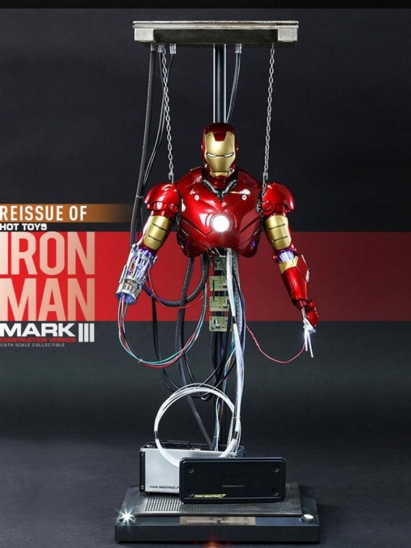 Iron Man - Iron Man Mark III (Construction Version) Diaroma Series 1/6 Scale Koleksiyon Figürü