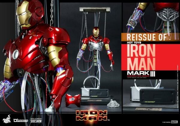 Iron Man - Iron Man Mark III (Construction Version) Diaroma Series 1/6 Scale Koleksiyon Figürü