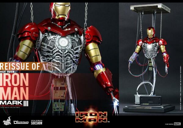 Iron Man - Iron Man Mark III (Construction Version) Diaroma Series 1/6 Scale Koleksiyon Figürü