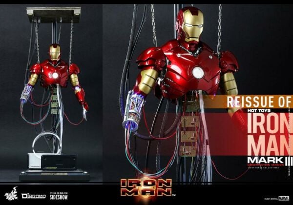 Iron Man - Iron Man Mark III (Construction Version) Diaroma Series 1/6 Scale Koleksiyon Figürü