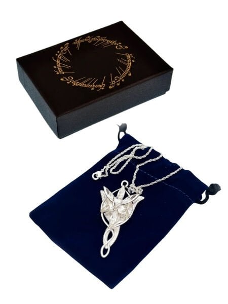 Lord of the Rings - Arwen’in Evenstar Kolyesi - Gümüş Kaplama (Arwen's Evenstar Pendant - Silver Plated)