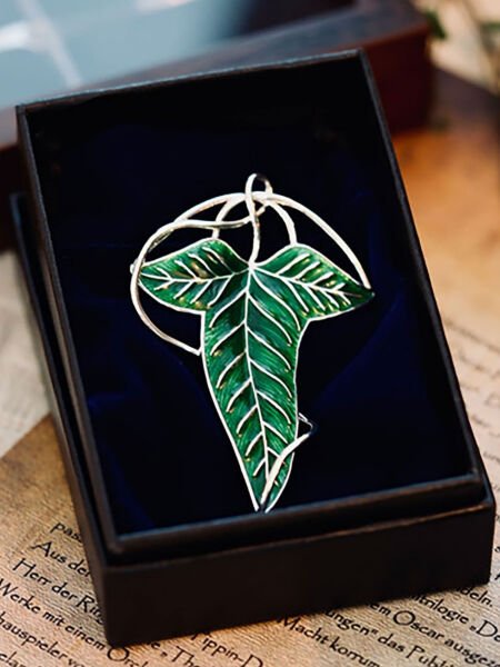 Lord of the Rings - Elf Yaprağı Broşu (Elven Leaf Brooch)