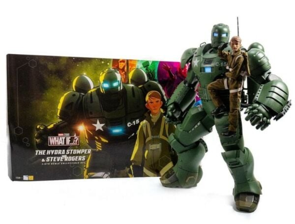 What If...? - The Hydra Stomper and Steve Rogers 1/6 Scale Koleksiyon Figür Seti