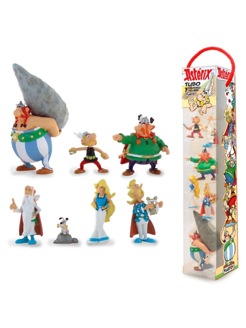 Asterix Village (Asteriks Köyü) Tubo 7 Figürlü Set