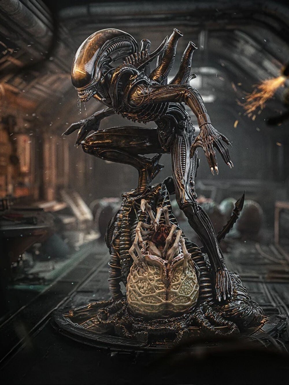 Alien - Alien Big Chap 1/10 Art Scale Limited Edition Heykel