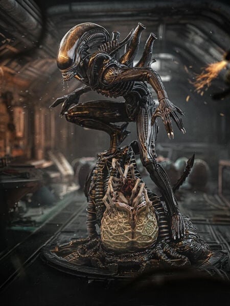 Alien - Alien Big Chap 1/10 Art Scale Limited Edition Heykel