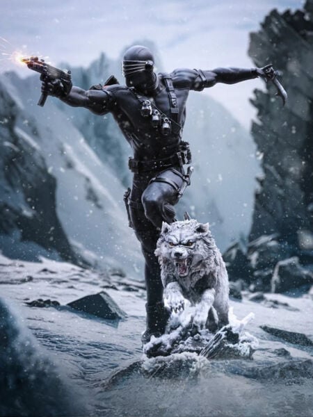 G.I. Joe - Snake Eyes 1/10 Art Scale Limited Edition Heykel