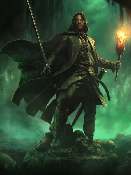 Lord of the Rings - Aragorn Unleashed 1/10 Art Scale Limited Edition Heykel