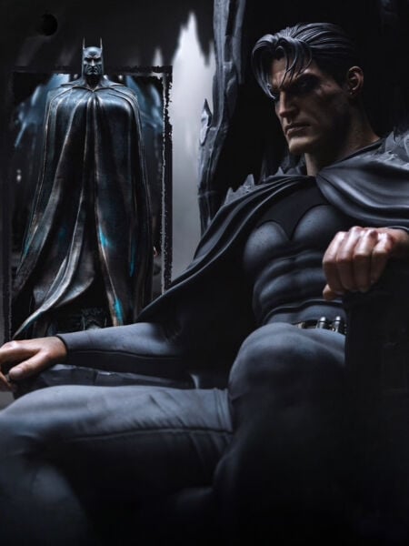DC Comics - Batman and Bruce Wayne Legacy Replica 1/4 Art Scale Limited Edition Heykel