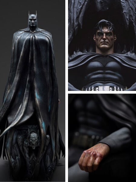 DC Comics - Batman and Bruce Wayne Legacy Replica 1/4 Art Scale Limited Edition Heykel