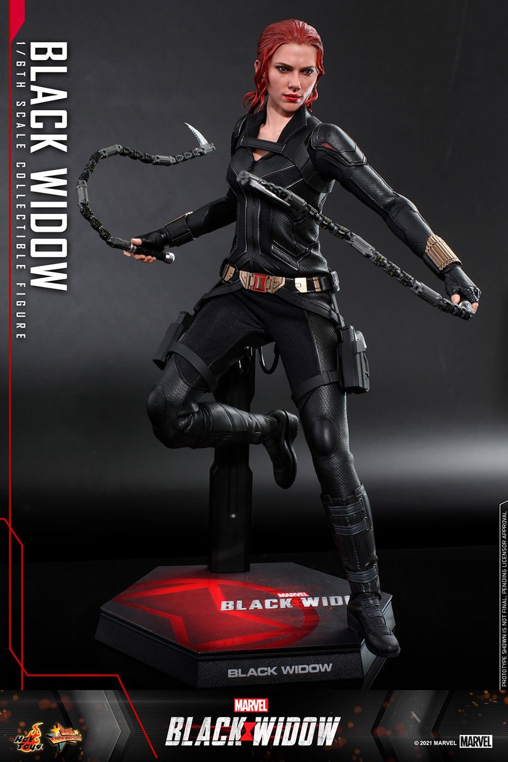 Black Widow - Black Widow (Black Suit) 1/6 Scale Koleksiyon Figürü