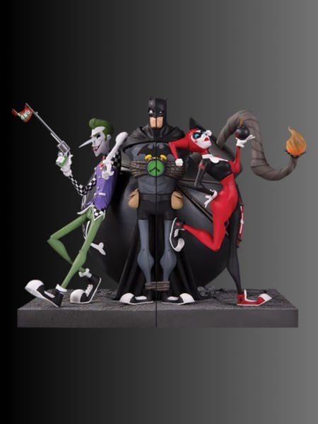 DC Gallery - Joker and Harley Quinn Limited Edition Kitap Tutucu (Bookends)