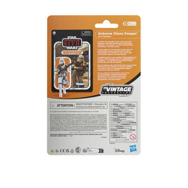 Star Wars Vintage Collection Obi-Wan Kenobi & Airborne Clone Trooper, Star Wars: Revenge of the Sith İkili Aksiyon Figür Seti