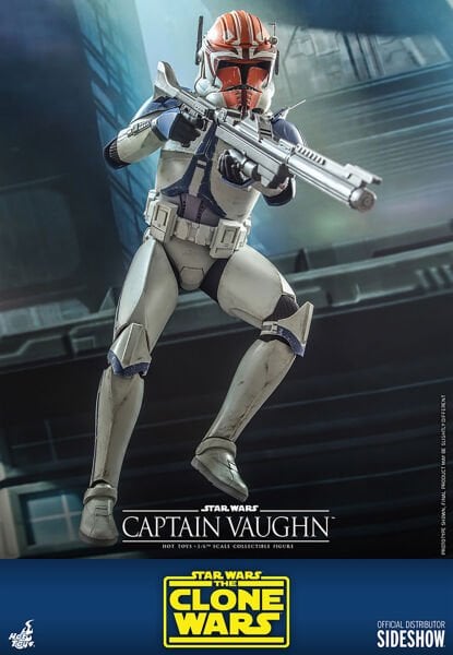 Star Wars: The Clone Wars - Captain Vaughn 1/6 Scale Koleksiyon Figürü